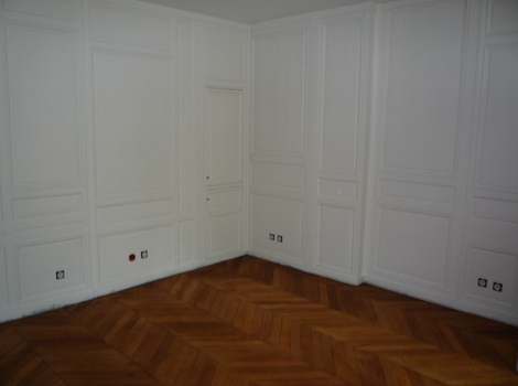 LAMBRIS BOIS + PARQUET POINT HONGRIE